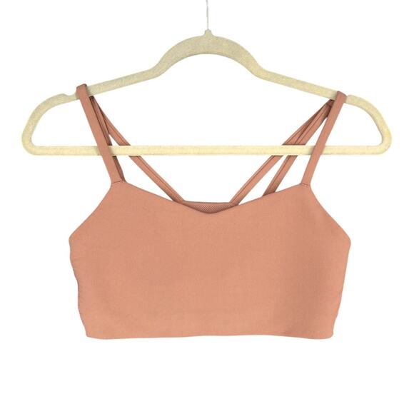 All In Motion Peach Nude Multi Strap Support‎ Athletic Sports Bra Size Small - Picture 1 of 5